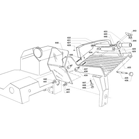 Mouvement de voile complet Coupeuse FIA ATLAS BOSTON MAX 350-370