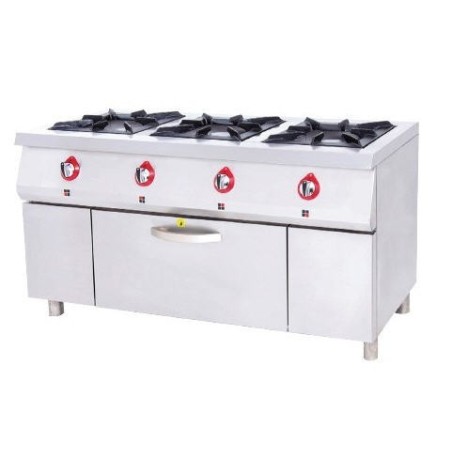 Cuisinière 3 feux avec four à gaz