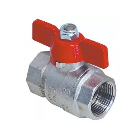 válvula de esfera emenda 3/4" H - 3/4" H DN20 540646 elettrobar 720010