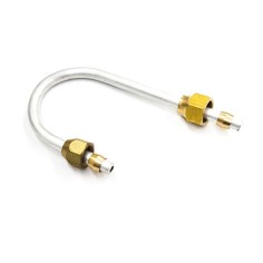 Tubo Ø6mm tuercas plancha GGN-400 L105mm 2 tuercas 2 anillos