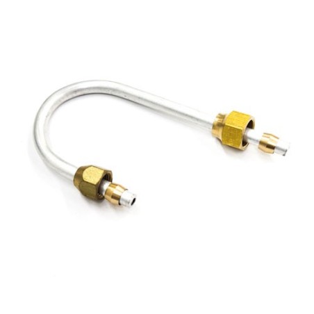 Tubo Ø6mm tuercas plancha GGN-400 L105mm 2 tuercas 2 anillos