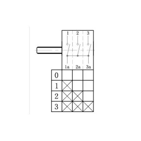 Conmutador de Levas 4 posiciones  Tostador MET-450 SD103SC-001