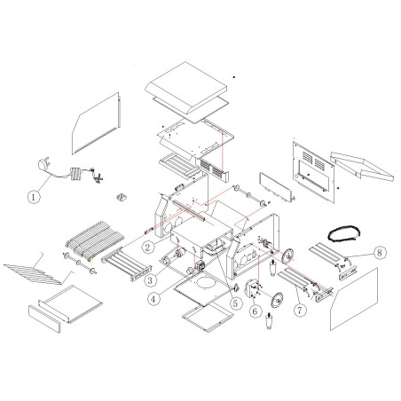 Conmutador de Levas 4 posiciones  Tostador MET-450 SD103SC-001