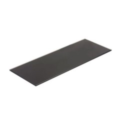 Cristal negro prateleira vitrine GN Shalan 298x705x4mm