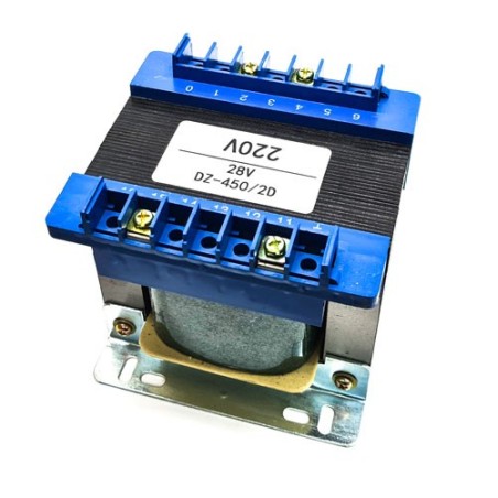 Transformador Envasadora vacío DZ-450-2D  220V - 28V 130x115x130mm