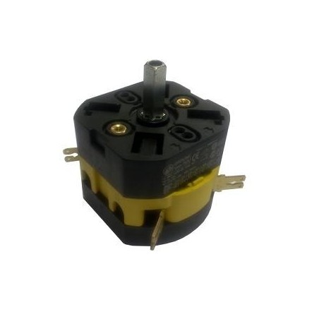 commutateur rotatif 2 0-1 jeux de contacts 2 690V 20A axe ø 5x5mm axe L 17mm axe carré Q35 Q40 Q50 Fabar Cimsa 13186