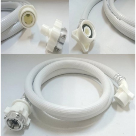 Tubo flexível entrada PVC reto-curvado emendas 1" - 3/4" 1500mm Forno YXD