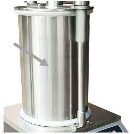 Cylindre en acier inoxydable emboutisseur SF-350 Cr L460mm intérieur Ø320mm