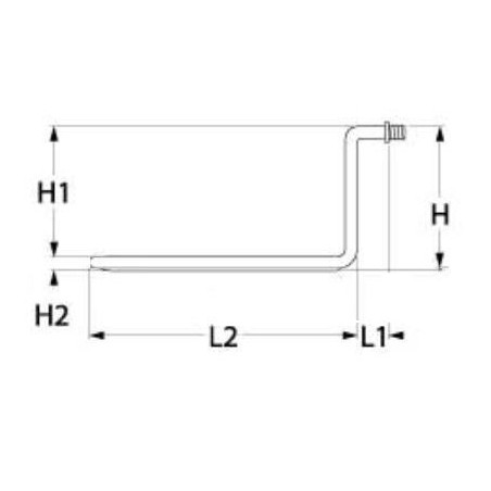 Résistance de friteuse 1670W EF-142W