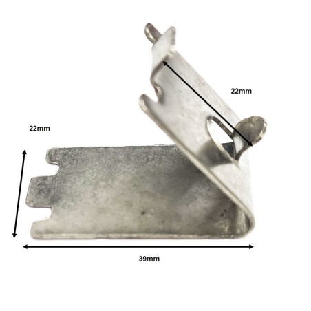 Clip Grille Plateau Modèle R Acier inoxydable