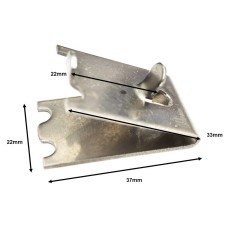 Clip Grille Plateau Acier Inoxydable RB BLG