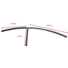 Tubo Formado Lavavajillas Marchef YRHIR28821 15x5x15mm  Despiece Número 36 LBU.BYM.1000