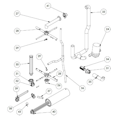 Parafuso Aço Inox Lava-louças Marchef LBU.BYM.1000 YRHIR11051 Despiece 29 LBU.BYM.500 Despiece 5 M12x17,5