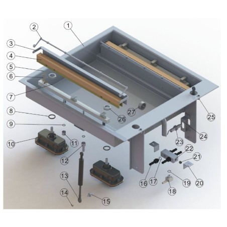 Interruptor de proximidade HL-M12-N4PO HVA Envasadoras HVC Número da peça 23