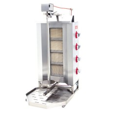 Máquina Doner Kebab Grill motor superior CE DRNDUG 4 Queimadores