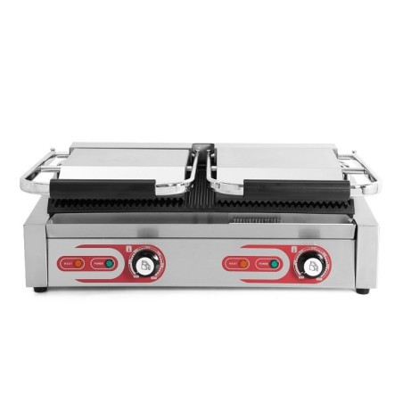 Grill doble cuerpo PG-813C base lisa