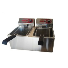 Freidora Eléctrica EF-8L 3+3Kw 8+8L Cuba Doble