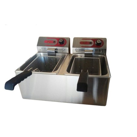 Freidora Eléctrica EF-8L 3+3Kw 8+8L Cuba Doble