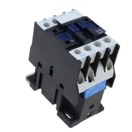 Contactor AC3 18A Bobina 380VAC 3 Polos 3 Contactos NO 1 auxiliar NO CJX2-1810
