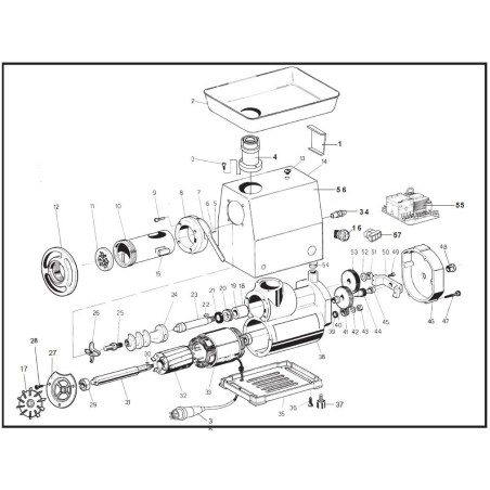 Completa Placa Relé Picadora CGT-22 MEC CGT-32 MET 230-400V TGCETSP