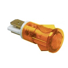 lampada de sinalização ø 13mm 230V amarelo resis.a a temp. 12