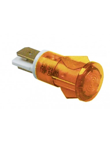 lámpara de señalización ø 13mm 230V amarillo resis.a la temp. 12