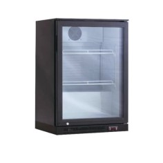 Black Refrigerated Display Cabinet 1 Glass Door RB-150H