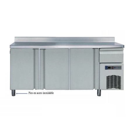 Frente mostrador refrigerado AR-21H 3 Puertas y Cajón