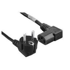 Câble d'alimentation schuko coudé 2m IEC-320-C13 551116