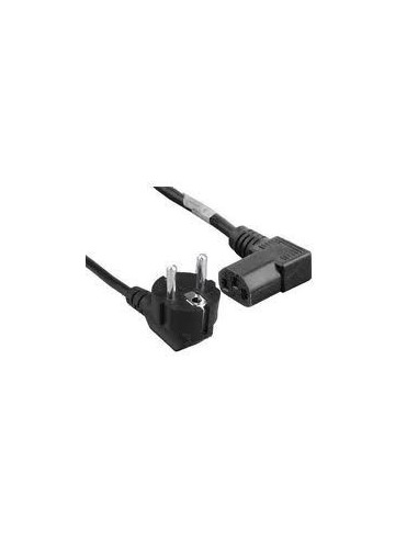 Cable de alimentación schuko acodado 2m IEC-320-C13 551116