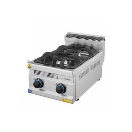 Tabletop Gas Cooker Series 700 TURHAN 400mm 2 burners 7011
