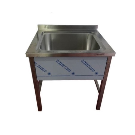 Wall-mounted sink 800x700mm without draining board with countertop
