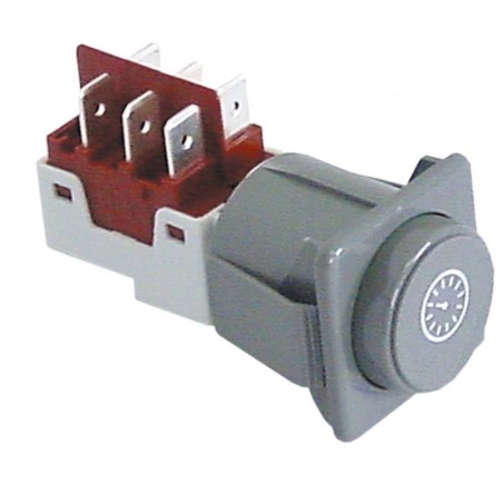 poussoir mesure de montage 28,5x28,5mm rond 345943