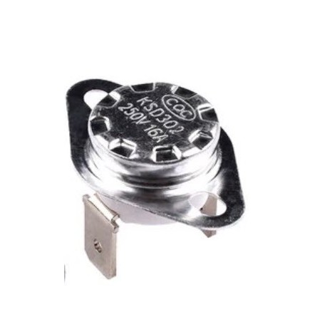 Termostato de superfície KSD301 280ºC 16A 250V NC Desconexão 280ºC