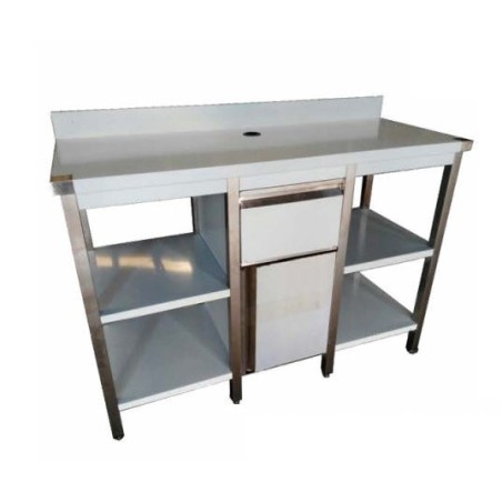 Meuble Cafétéria FCT 1000x600 avec Trémie