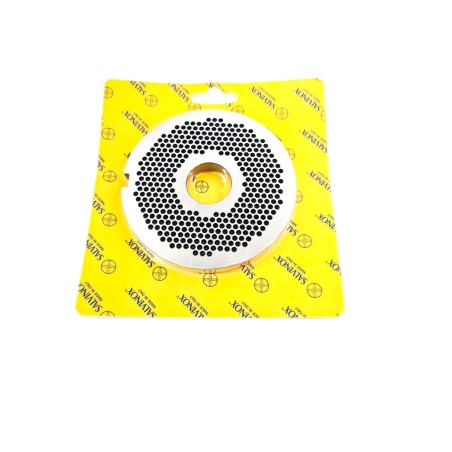 Placa UNGER modelo D-114 Furo 3,5mm Aço Inoxidável DIN AS100208 Salvinox Itália