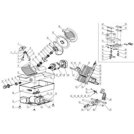 Barre Bras Épurateur Coupeurs HB-320 Détail numéro 66 Ø