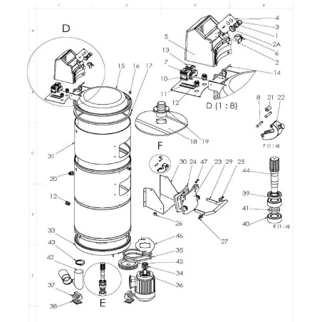Roulement 3206 A-2RS1TN9 6211.00240.06 Éplucheuse de pommes de terre Ozti Détail numéro 40