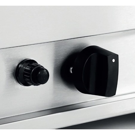 Plaque de gaz en chrome dur SERIE 600 400mm