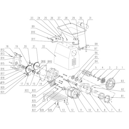 MG-22 Meat Grinder Stainless Steel