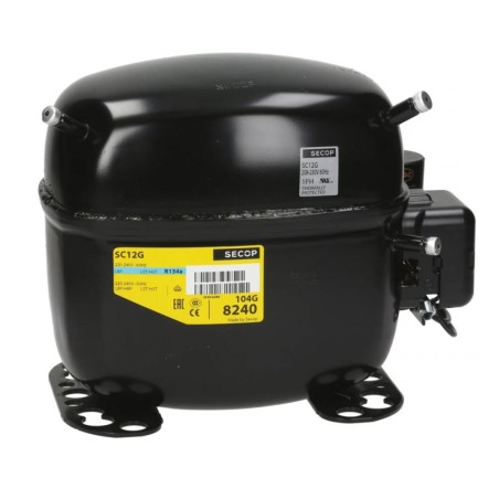 Compresor refrigerante R134a tipo SC12G 220-240V 605087 11855 104047