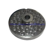 Plaque en acier inoxydable hachoir Enterprise 12 perceuse de 6 mm avec pivot 1 cran