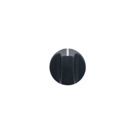 Zero brand knob switch ø 40mm shaft ø 6x4.6mm flat part down black