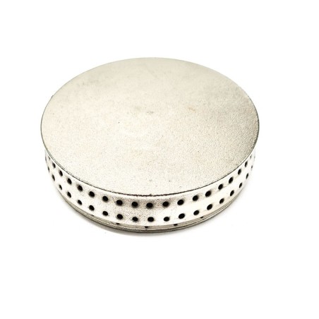 Nickel-plated burner cover Ø100mm H26mm 8KW DRN