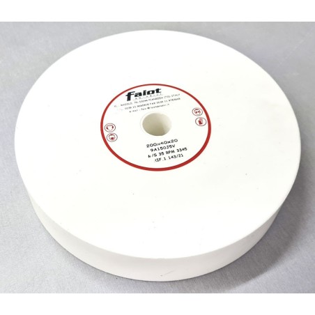 Moela de cerâmica 200x40x20mm exterior Ø200mm Interior Ø20mm Largura 40mm FEMI 177 Faiot