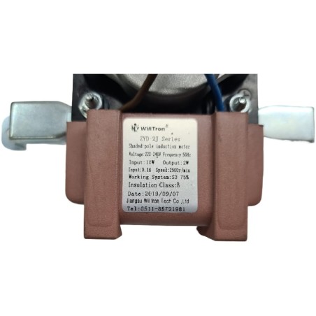 Motor de ventilador 220-240V 50Hz W eje Liso ø 3,5mm L15mm RTW-108L ZYD-2J 1.1A.A03.02.08