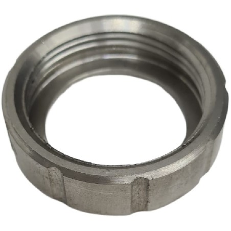 Tuerca Acero Inoxidable  Dosificadora de Churros ØInterior 39,5mm H14mm  Paso Rosca 2,5