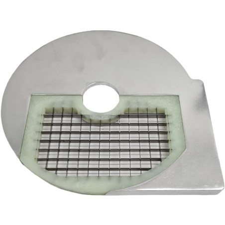 rejilla a cuadrados tipo D10 HLC300 ø 210mm soporte ø 32,5mm espesor de corte 10mm aluminio