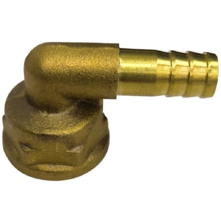 Bico Conector 1/2" curvado gás butano propano Meia Polegada