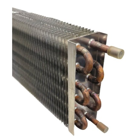 Copper Tube Evaporator 2x6 elements 12.8mm size 2700mm Between Fins 10mm